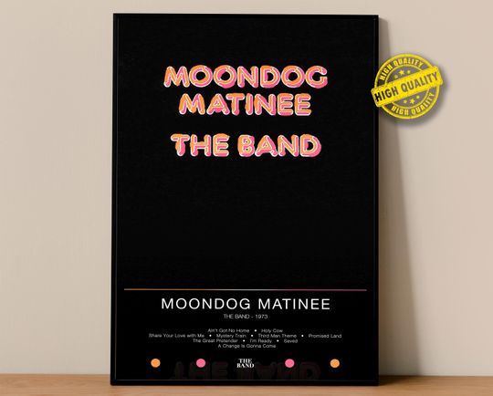 Discover The Band Poster | Moondog Matinee Poster | Album Poster Prints | Wall Decor Posters | Album Cover | Rock Music Poster