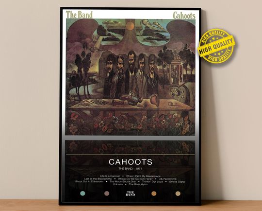 Discover The Band Poster | Cahoots Poster | Album Poster Prints | Wall Decor Posters | Album Cover | Rock Music Poster