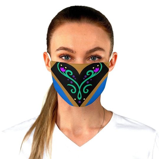 Discover Princess Anna Frozen 1 Face Mask Adjustable | disney theme park frozen anna cosplay costume outfit face mask