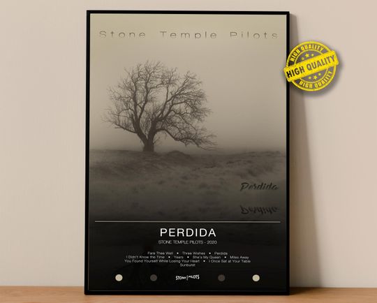 Discover Stone Temple Pilots Poster | Perdida Poster | Album Poster Prints | Wall Decor Posters | Album Cover | Rock Music Poster