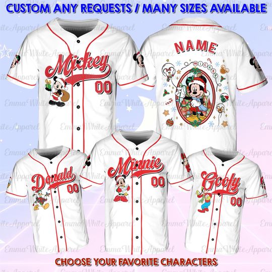 Discover Mickey And Friends Christmas Jersey, Mickey's Very Merry Christmas Shirt, Mickey Mouse Holiday Lights Shirt, Disney Family Christmas Shirt