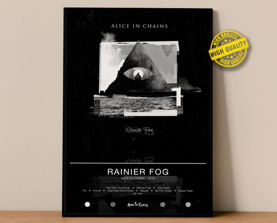 Discover ALC Band Poster | Rainier Fog Poster | Album Poster Prints | Wall Decor Posters | Album Cover | Rock Music Poster