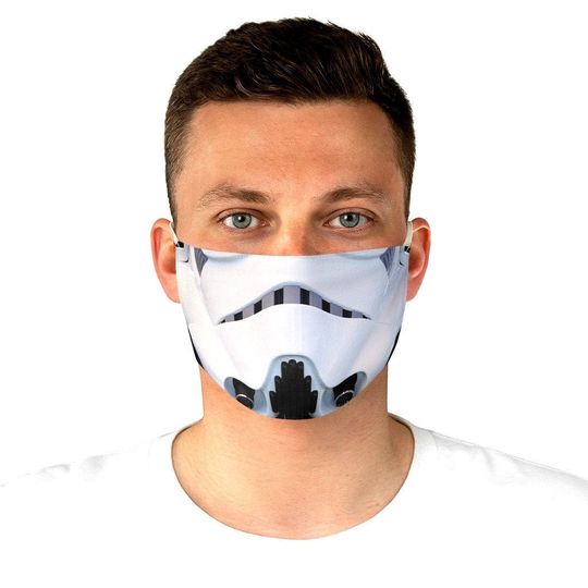 Discover Storm Soldier Face Mask Adjustable | disney villains star wars theme park storm trooper cosplay costume face mask