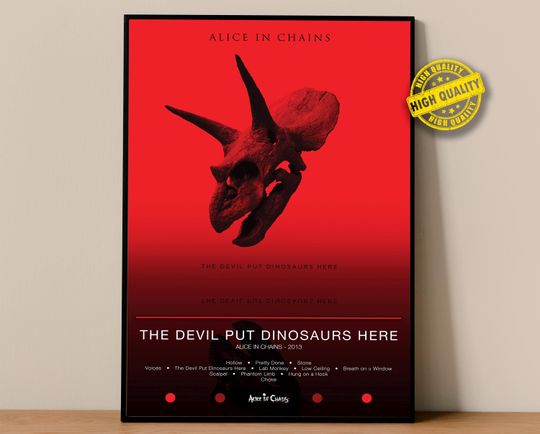Discover ALC Band Poster | The Devil Put Dinosaurs Here Poster | Album Poster Prints | Wall Decor Posters | Album Cover | Rock Music Poster