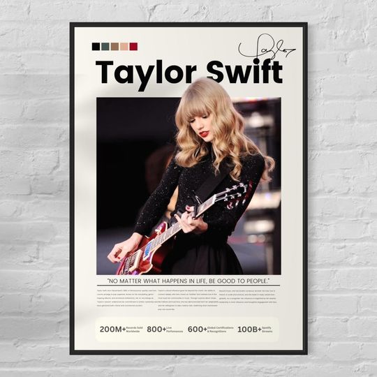 Discover Taylorr Swifts wall art - Taylorr Swifts poster - Taylorr Swifts music poster - Pop music print