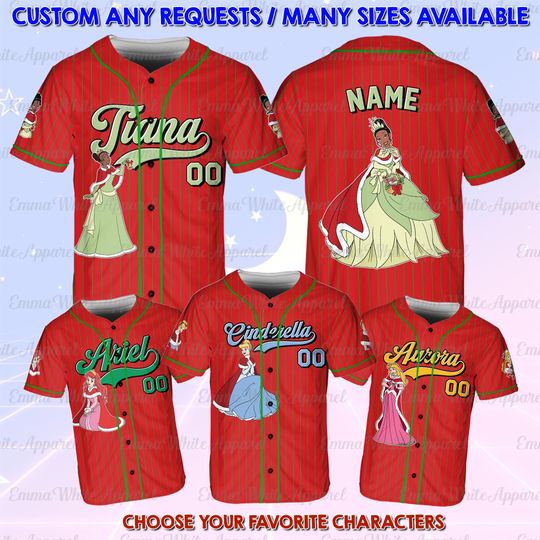Discover Disney Princess Christmas Jersey, Aurora Princes Christmas Jersey, Cinde Jasmin Rapunzel Christmas Shirt,Disney Christmas Family Shirt