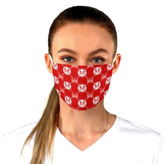 Discover Red Minnie Bows Face Mask Adjustable | disney minnie mouse bow theme park cosplay costume outfit face mask