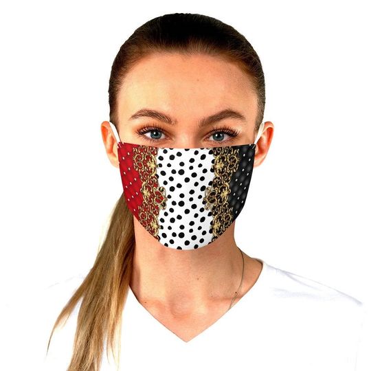 Discover Cruella Face Mask Adjustable | gothic disney world disneyland villains parks 101 dalmatians cosplay costume outfit