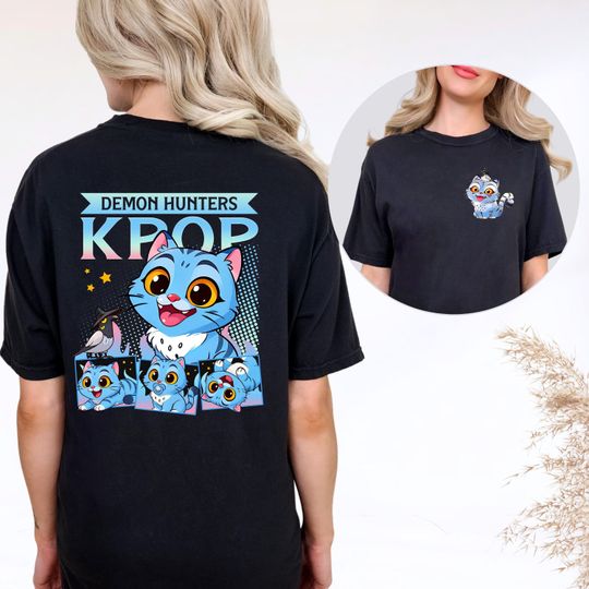 Discover Kpop Demon Hunters Tiger Comfort Shirt, Demon Hunter Tiger Tee, Kpop Huntrix Pin Shirt, Jinu Manga Shirt, Saja Girls Fan, Anime Shirt