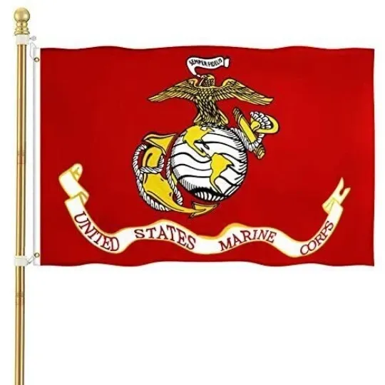 Discover US Marine Corps USMC Military Flags 3x5 Outdoor US Marines (Officially Licensed)