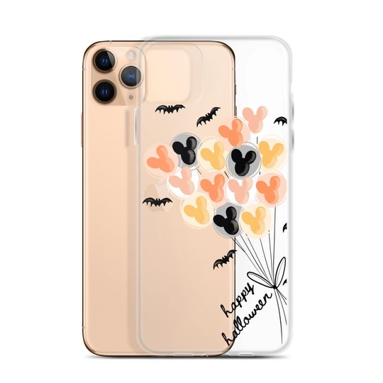 Mickey Balloons Halloween iPhone Case Pretty Disney Halloween Case Happy Halloween iPhone Case