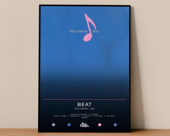 Discover king krimson Poster | Beat Poster | Album Poster Prints | Wall Decor Posters | Album Cover | Rock Music Poster