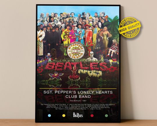 The Beatles Poster | Sgt. Pepper's Lonely Hearts Club Band Poster