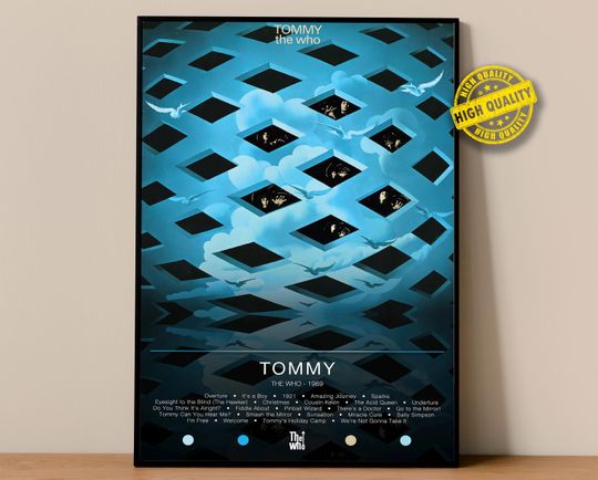 Discover The Who Poster | Tommy Poster | Album Poster Prints | Wall Decor Posters | Album Cover | Rock Music Poster