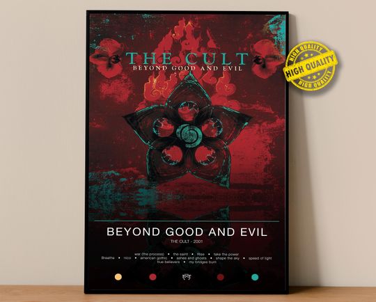 Discover The Cult Poster | Beyond Good and Evil Poster | Album Poster Prints | Wall Decor Posters | Album Cover | Rock Music Poster