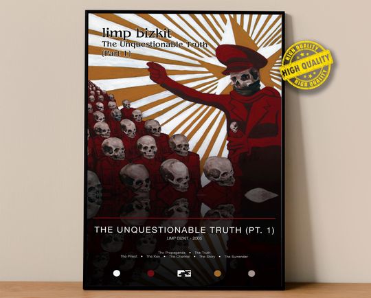Limp Bizkit Poster | The Unquestionable Truth Poster | Album Poster Prints