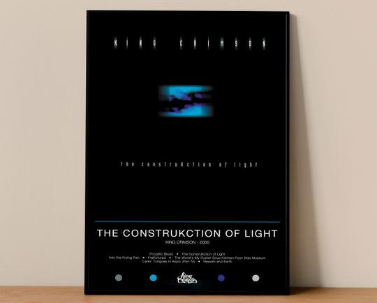 Discover king krimson Poster | The ConstruKction of Light Poster | Album Poster Prints | Wall Decor Posters | Album Cover | Rock Music Poster