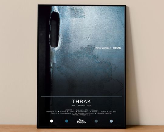 Discover king krimson Poster | THRAK Poster | Album Poster Prints | Wall Decor Posters | Album Cover | Rock Music Poster