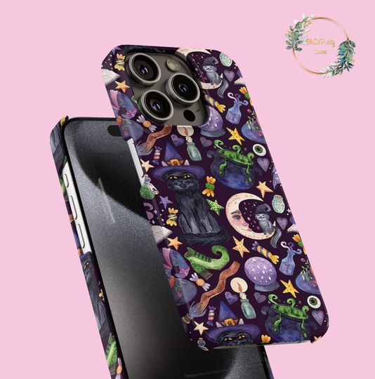 Discover Halloween Witch for iPhone 16 15 14 13 12 Pro Max case iPhone XR case iPhone XS Max Case iPhone X Case iPhone 7 Plus iPhone 8 Plus case rt17