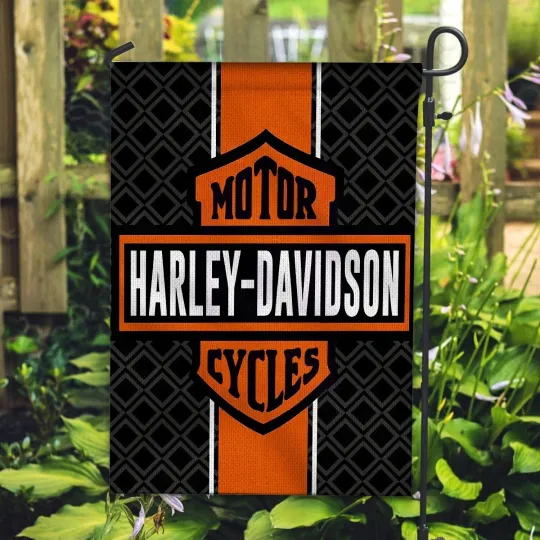 H davidson Ver 14 Garden Flag Outdoor Decor