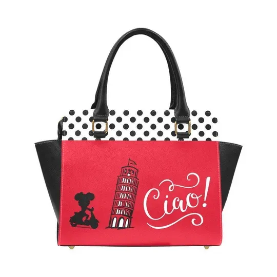 Italian Minnie Mouse Disney PU Women's Handbag