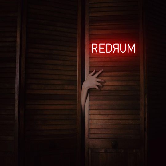 Discover REDRUM Neon Sign| The Shining 80s Horror Movie LED Light| Scary Halloween Decor| Dark Art Sign| Horror Movies Fan Gifts