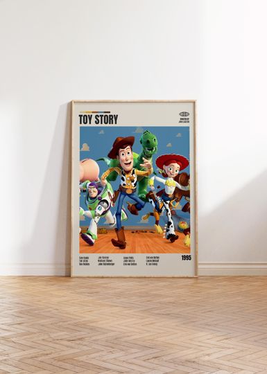 Toy Story,John Lasseter,Minimalist Movie Poster, Retro Movie Poster, Mid century modern, Vintage Retro Art Print, Best Movies,A3 Poster