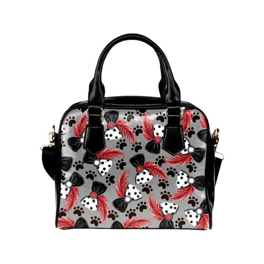 Discover Cruella Bows Crossbody Dome Bag | disney world villians disneyland tote shoulder cross body bag purse clothes 101 dalmatians