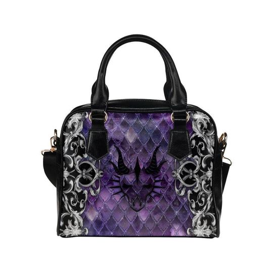Discover Maleficent Dragon Crossbody Dome Bag | goth gothic disney world villians disneyland tote shoulder cross body bag purse