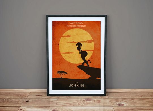 Discover The Lion King - Minimalist Movie Poster