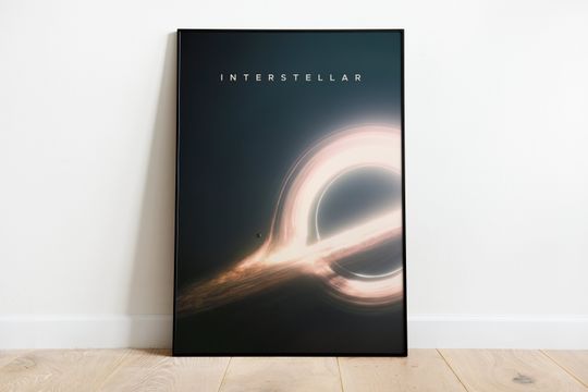 Discover Interstellar Minimalist Poster | Christopher Nolan | Interstellar Gift | Space Art