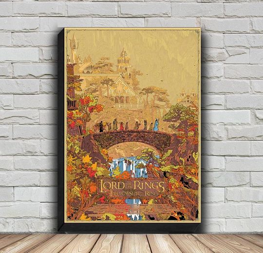 Discover Movie Poster, Fellowship Wall Art, Canvas Print For Home Decor