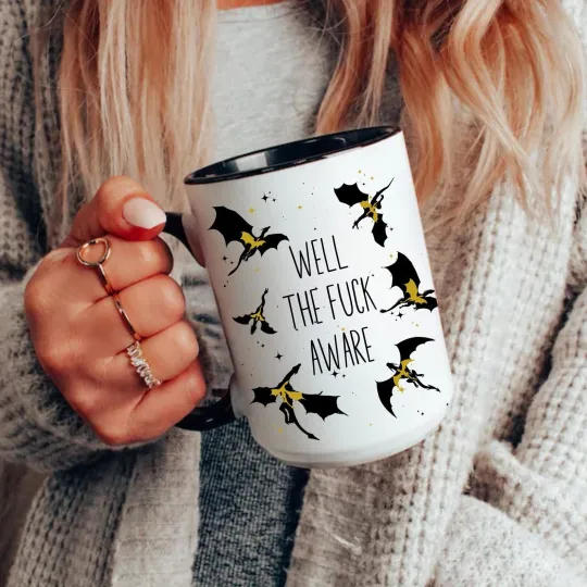 Xaden Riorson Quote Mug, Fourth Wing Onyx Storm Coffee Cup