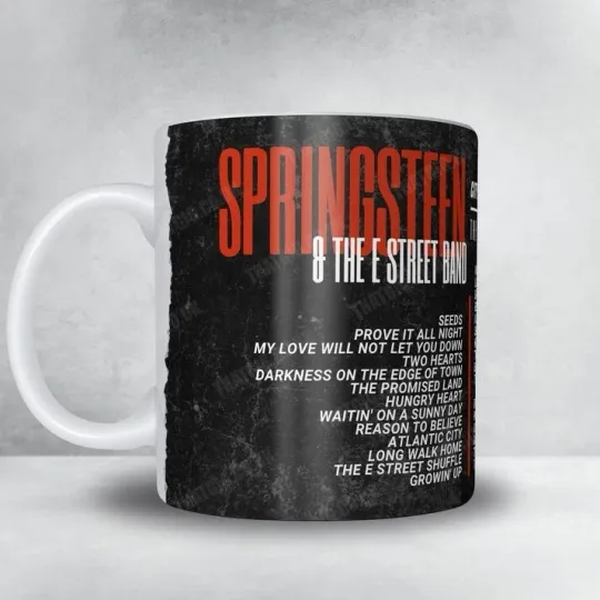 Bruce Springsteen Setlist Mug - Olympiastadion, Berlin, Germany - June 11th,2025