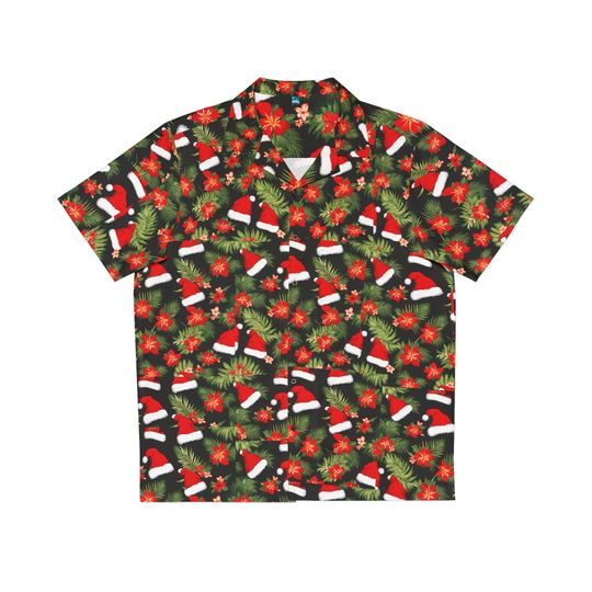 Discover Tropical Christmas Hawaiian Shirt: Holiday Vacation Aloha Shirt