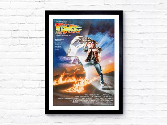 Back to the Future - 1985 - Movie Poster - Film Poster - Cinema Poster