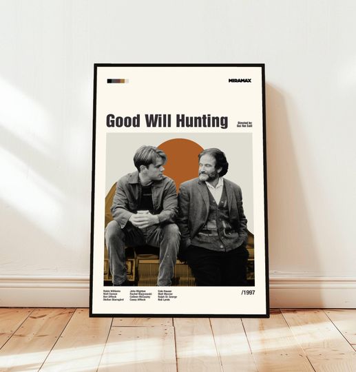 Discover Good Will Hunting Poster / Movie Poster / Midcentury Modern Art / Minimalist Art / Vintage Print /  Retro Modern Poster / Gift for him