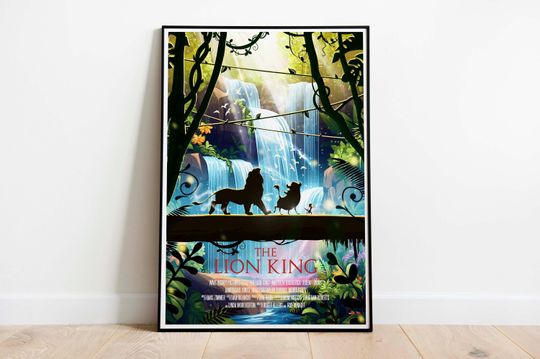 The Lion King Print, Lion King Poster, Animated Movies, Movie Posters, Movie Wall Art