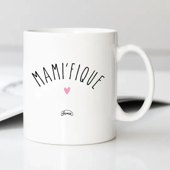 Discover Ceramic Mug White Mami-Fique