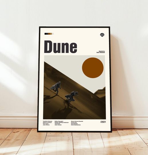 Discover Inspired Poster / Movie Poster / Midcentury Modern Art / Minimalist Art / Vintage Print /  Retro Modern Poster / Gift for him