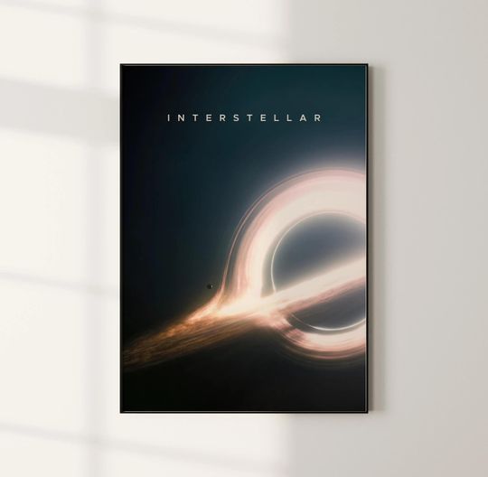 Discover Interstellar Movie Poster: Christopher Nolan, Minimalist Mid-Century Art