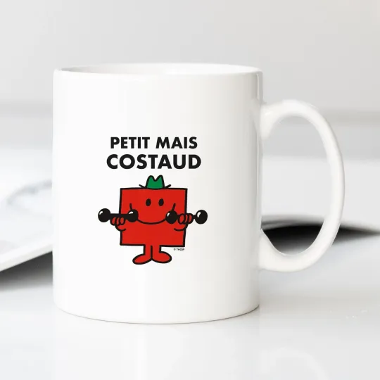 Discover White Small Tall Ceramic Mug