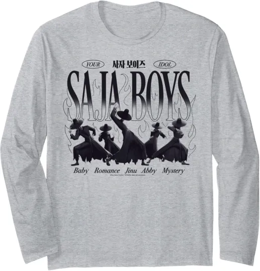 Discover KPop Hunters Saja Boys Your Idol Demon Forms Long Sleeve T-Shirt