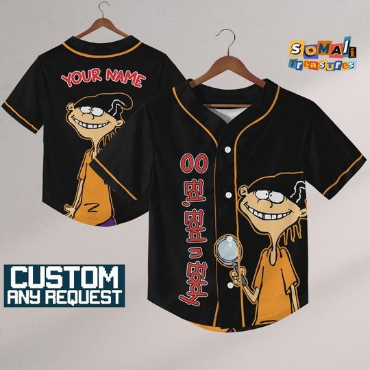 Discover Personalize Cartoon Ed - Edd - Eddy Double D Jersey Baseball, Gift for kid Fans, Ed - Edd - Eddy Jersey, Family Jersey