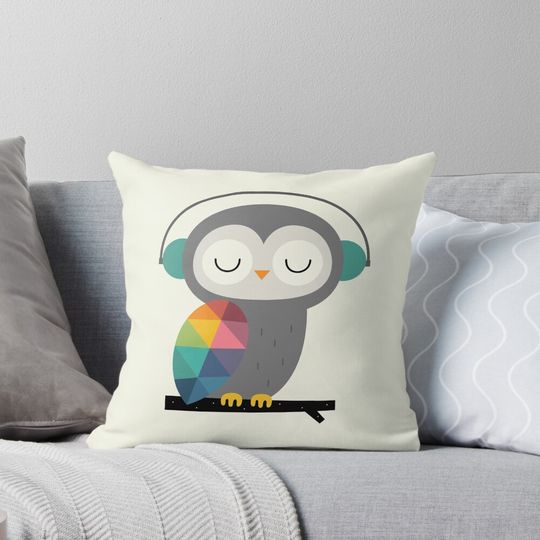 Discover Owl Time Pillow