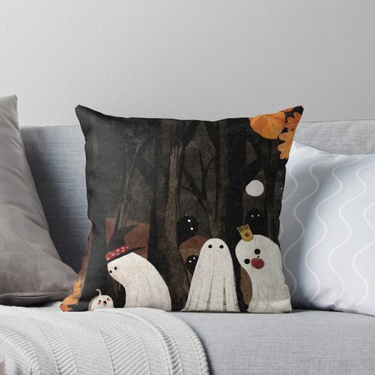 Discover Halloween Party Pillow