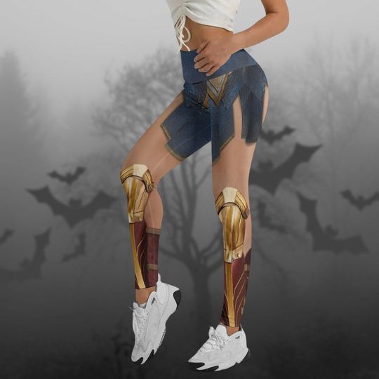 Discover Wonder Woman Cosplay Leggings, Halloween Costume, Gift for Her