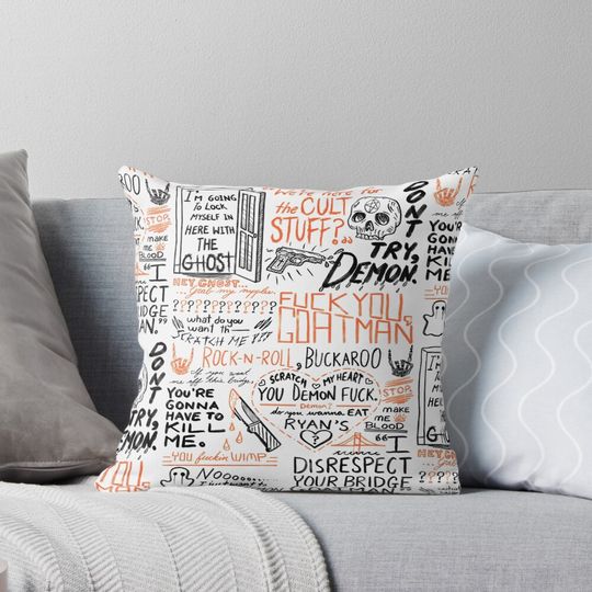 Discover On Your Bridge Goatman Pillow