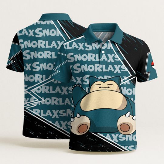 Discover Sn Lax Polo Shirt, Unisex Graphic Polo, Cute Kawaii Aloha Shirt, Funny Summer Beach Shirt, Vintage Vacation Polo, Sn Lax Shirt Gifts