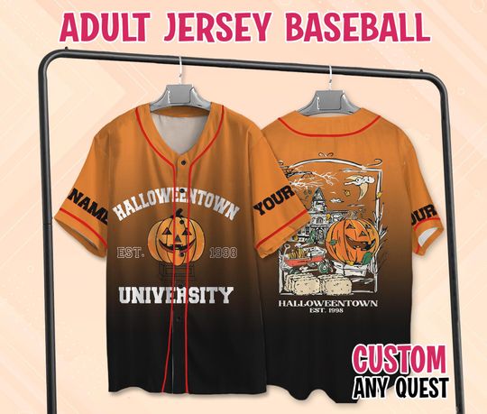 Vintage Halloweentown 1998 Baseball Jersey, Halloweentown University Shirt